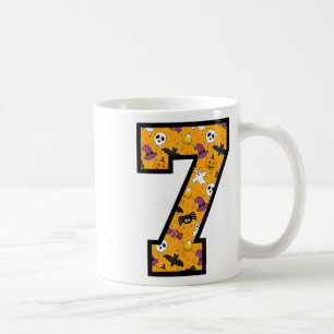 Nummer 7 Grappige Meme Zin 6 7 Zes Zeven Halloween Koffiemok