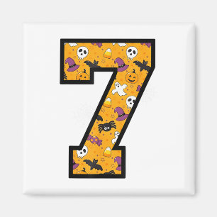 Nummer 7 Grappige Meme Zin 6 7 Zes Zeven Halloween Magneet