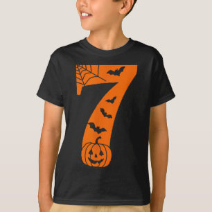 Nummer 7 Grappige Meme Zin 6 7 Zes Zeven Halloween T-shirt