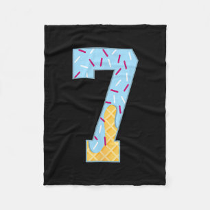 Nummer 7 Ijsdruppel 67 Meme Koppel Halloween C Fleece Deken