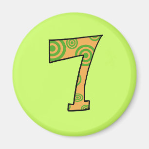 Nummer 7 magneet