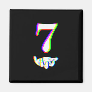 Nummer 7 Matching 67 Meme Halloween Kostuum Heren Magneet