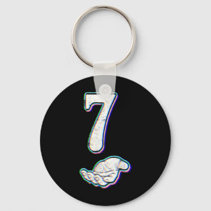 Nummer 7 Matching 67 Meme Halloween Kostuum Heren Sleutelhanger