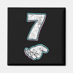 Nummer 7 Matching 67 Meme Halloween Kostuum Mannen Magneet