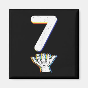Nummer 7 Matching 67 Meme Halloween Kostuum Mannen Magneet