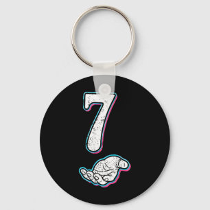 Nummer 7 Matching 67 Meme Halloween Kostuum Mannen Sleutelhanger