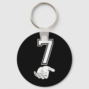 Nummer 7 Matching 67 Meme Halloween Kostuum Mannen Sleutelhanger