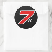 Nummer 7 - Sticker (Tas)