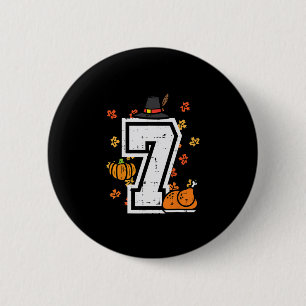 Nummer 7 Thanksgiving 6 7 Matching 67 Meme Mannen  Ronde Button 5,7 Cm