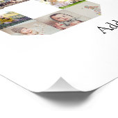 Nummer 80 Fotocollage Foto Afdruk (Hoek)