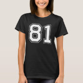 Nummer 81 t-shirt (Voorkant)