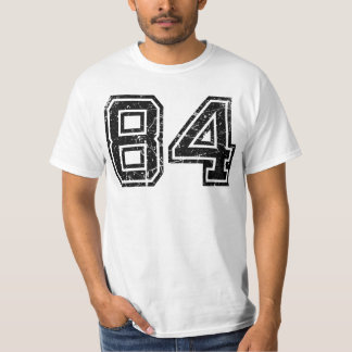 Nummer #84 Sports Jersey Retro  Lucky No. T-shirt