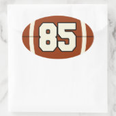 Nummer 85 Football Sticker (Tas)