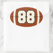 Nummer 88 Football Sticker (Tas)