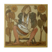 Nummer 8 Repro Copeland Medieval Minstrels Music T Tegeltje (Voorkant)