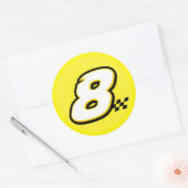 Nummer 8 - Sticker (Envelop)