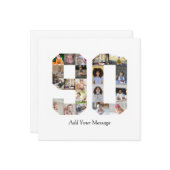 Nummer 90 Fotocollage Kaart (Voorkant / Achterkant in situ)