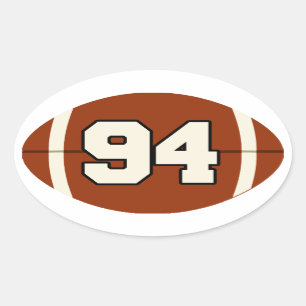 Nummer 94 Football sticker
