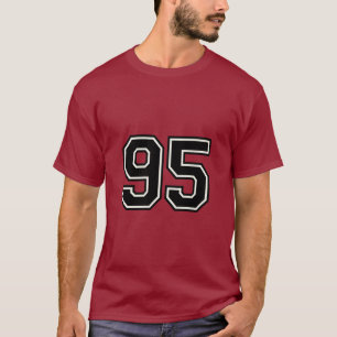 Nummer 95 Varsity Sportstshirt 95e Verjaardag T-shirt