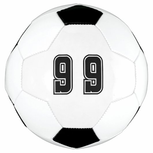 Nummer 99 voetbal (Voorkant)