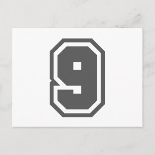 Nummer 9 briefkaart