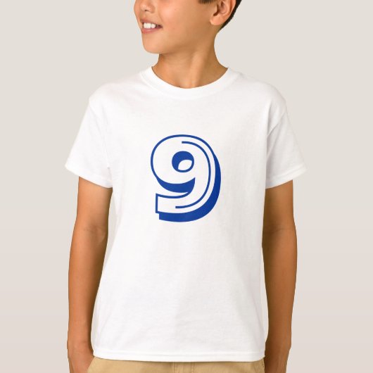 Nummer 9 shirt (Voorkant)