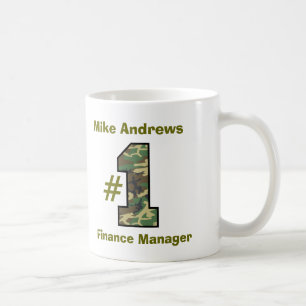 Nummer één financieel manager V20 Koffiemok