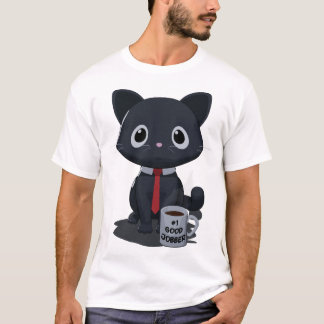 Nummer één goede werkkat t-shirt