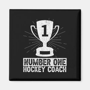 Nummer één hockeycoach ijshockey veldhockey Tr Magneet