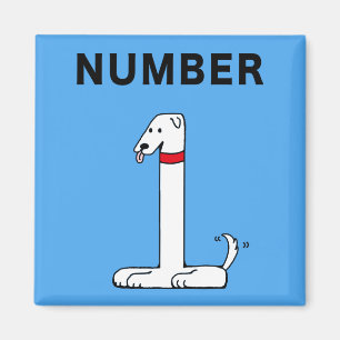 Nummer één hond magneet