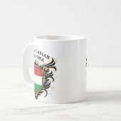 Nummer één Hongaarse grootmoeder Koffiemok (Voorkant links)