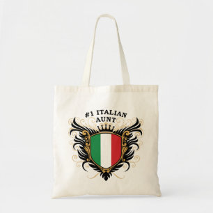 Nummer één Italiaanse tante Tote Bag