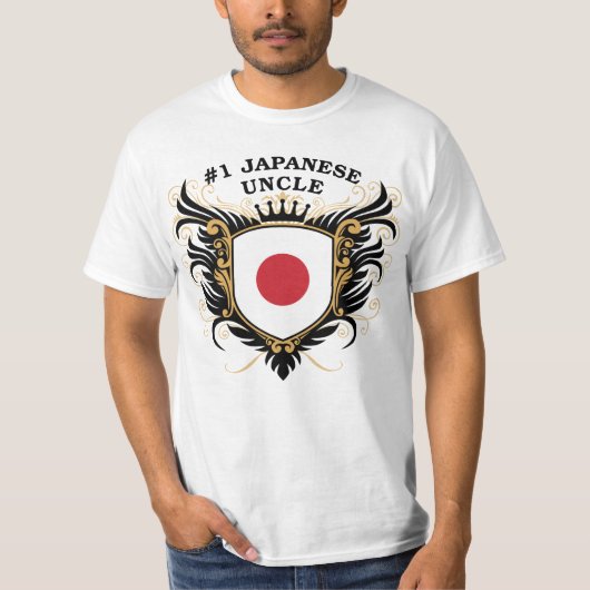 Nummer één Japanse oom T-shirt (Voorkant)