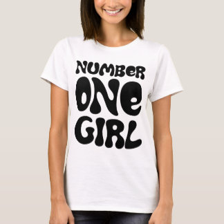 Nummer één meisjes T-shirt