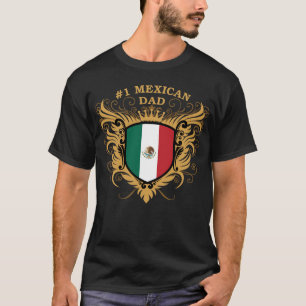 Nummer één Mexicaanse vader T-shirt