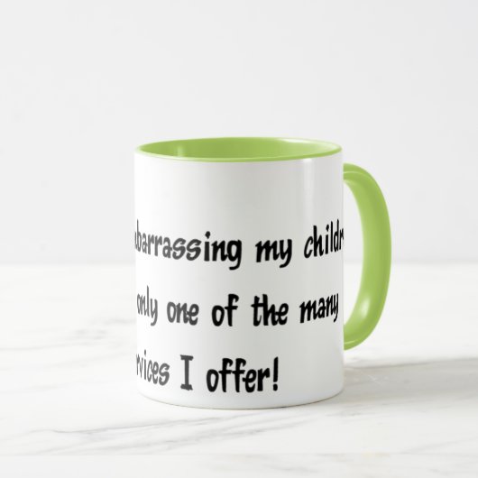 Nummer één Mok vader (Voorkant rechts)