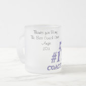 Nummer één Mok voorgekookte strook - Paars (Voorkant links)