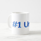 Nummer één oom koffiemok (Voorkant links)