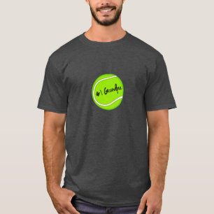 Nummer één opa op Tennis Ball T-shirt