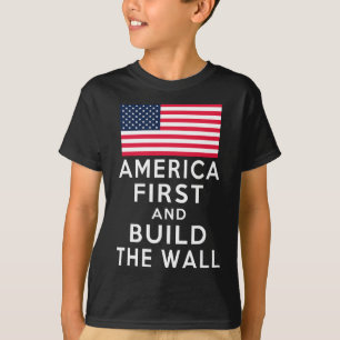 Nummer één opnieuw en bouw een muur t-shirt
