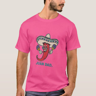 Nummer een Pap Mexicaanse Vaders Dag Grappig Padre T-shirt