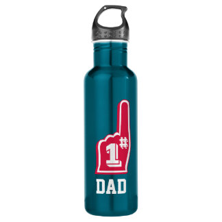 Nummer één pap Sports Fan Fathers Day Waterfles