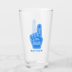 Nummer één pap Vaderdag Beer Glass Tumbler