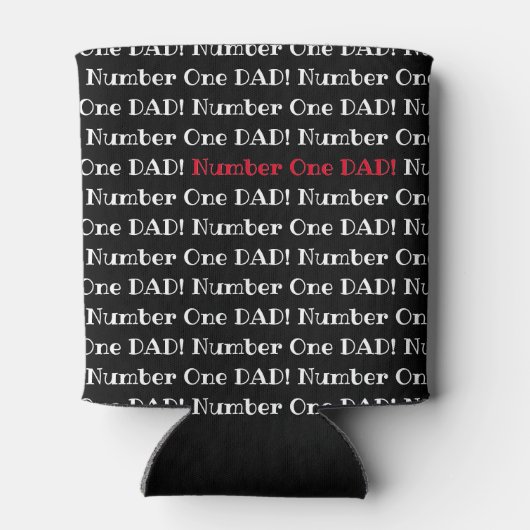 Nummer één papa Koelbox Blikjeskoeler (Achterkant)