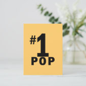 Nummer één Pop producten Briefkaart (Staand voorkant)