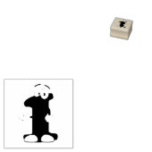 Nummer één rubberstempel (Gestempeld)