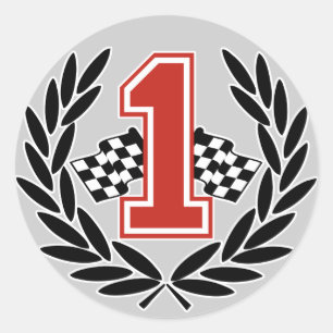 Nummer één Sticker