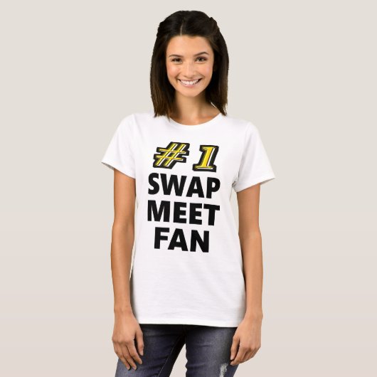 Nummer één swap komt overeen met ventilator t-shirt (Voorkant volledig)
