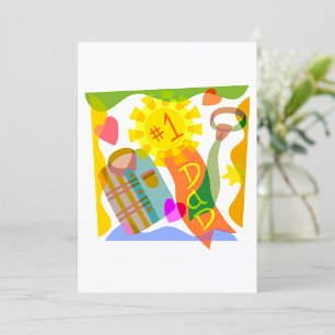 Nummer één uitnodiging voor vader