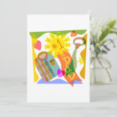 Nummer één uitnodiging voor vader (Staand voorkant)